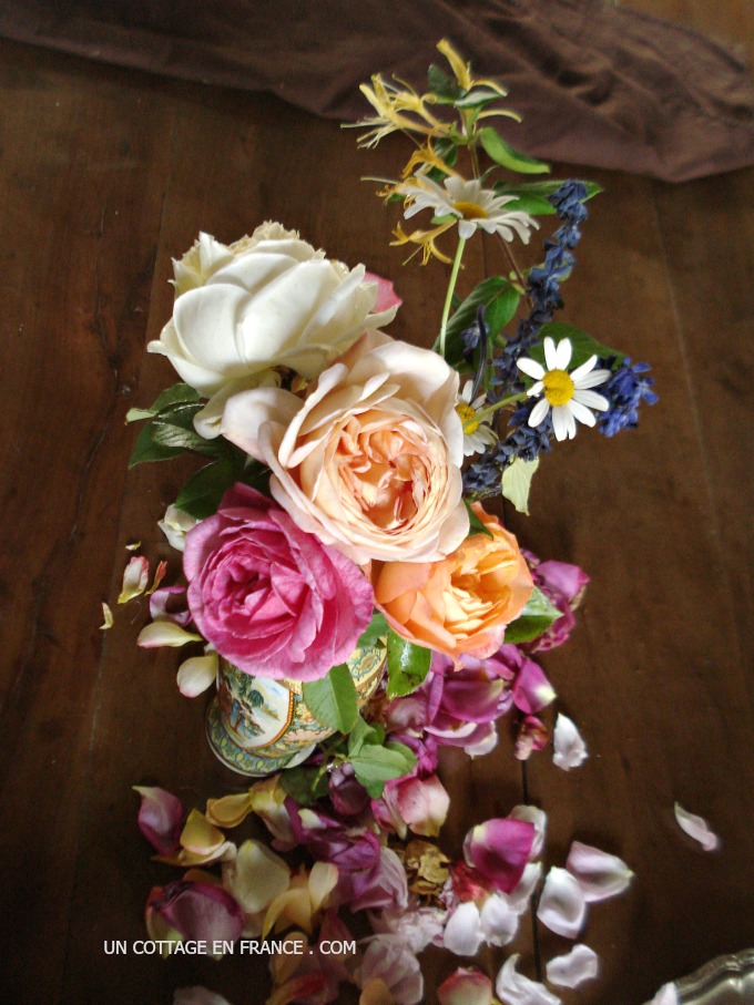 Blog deco romantique - le bouquet du jardin
